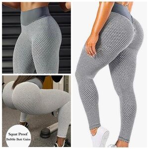Women’s Butt Lifting High Waisted Tummy Control Scrunch Booty Leggings | #K12